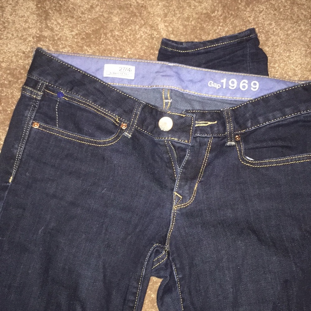 Dark denim Gap jeans